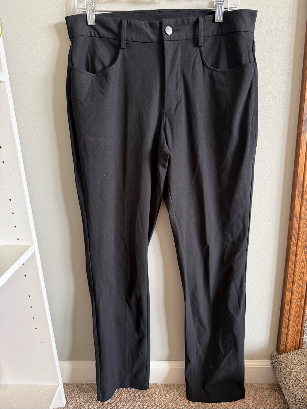 Old Navy Black Stretch Dress Pants - Straight Leg
